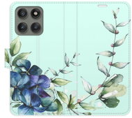 iSaprio flip pouzdro Blue Flowers pro Motorola Edge 60 Pro / 60 Fusion - Phone Case