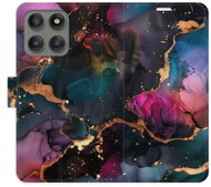 iSaprio flip pouzdro Dark Marble pro Motorola Edge 60 Pro / 60 Fusion - Phone Case