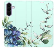 iSaprio flip pouzdro Blue Flowers pro Samsung Galaxy A27 - Phone Case
