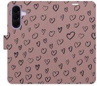 iSaprio flip pouzdro Heart Dark 02 pro Samsung Galaxy A27 - Phone Case