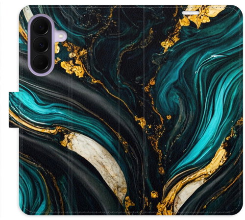 iSaprio flip pouzdro Dark Paint pro Samsung Galaxy A37 - Pouzdro na mobil - Hlavní obrázek