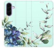 iSaprio flip pouzdro Blue Flowers pro Samsung Galaxy A37 - Phone Case