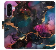 iSaprio flip pouzdro Dark Marble pro Samsung Galaxy A37 - Phone Case