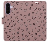 iSaprio flip pouzdro Heart Dark 02 pro Samsung Galaxy A37 - Phone Case