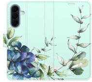 iSaprio flip pouzdro Blue Flowers pro Samsung Galaxy A57 - Phone Case