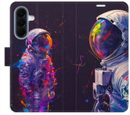 iSaprio flip pouzdro Neon Astronaut 02 pro Samsung Galaxy A57 - Phone Case