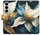 Gold Flowers Flip Case for Samsung Galaxy S26