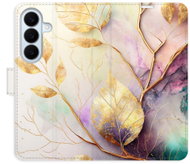 iSaprio flip pouzdro Gold Leaves 02 pro Samsung Galaxy S26 - Phone Case
