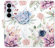 iSaprio flip pouzdro Succulents Pattern pro Samsung Galaxy S26 - Phone Case