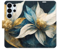 iSaprio flip pouzdro Gold Flowers pro Samsung Galaxy S26 Ultra - Phone Case