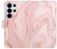 iSaprio flip pouzdro RoseGold Marble pro Samsung Galaxy S26 Ultra - Phone Case