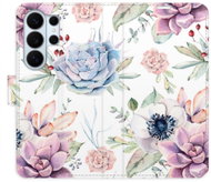 iSaprio flip pouzdro Succulents Pattern pro Samsung Galaxy S26 Ultra - Phone Case