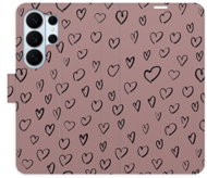 iSaprio flip pouzdro Heart Dark 02 pro Samsung Galaxy S26 Ultra - Phone Case