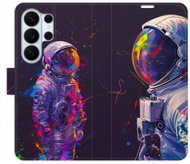 iSaprio flip pouzdro Neon Astronaut 02 pro Samsung Galaxy S26 Ultra - Phone Case