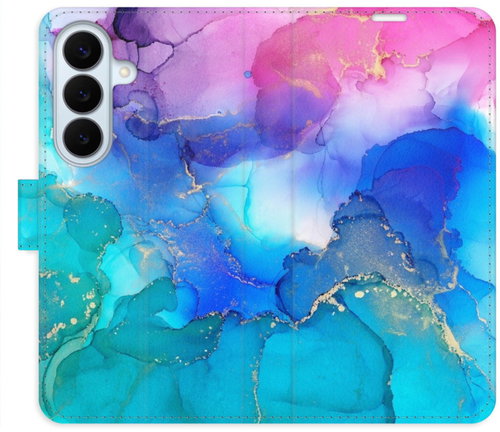iSaprio BluePink Paint Flip Case for Samsung Galaxy S26+ - Phone Case - Main image