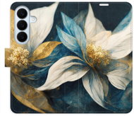 iSaprio flip pouzdro Gold Flowers pro Samsung Galaxy S26+ - Phone Case