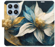 iSaprio flip pouzdro Gold Flowers pro Xiaomi 17 - Phone Case
