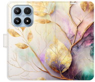 iSaprio flip pouzdro Gold Leaves 02 pro Xiaomi 17 - Phone Case