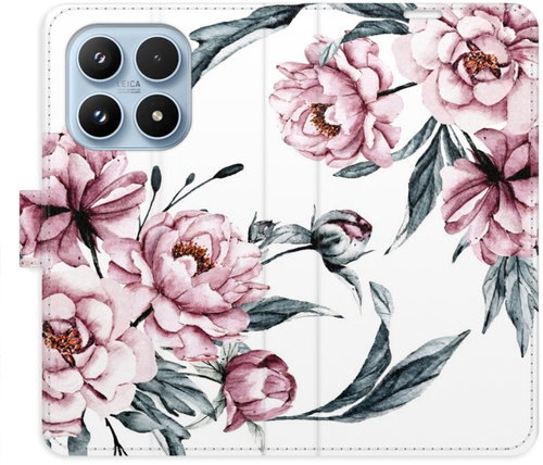 iSaprio Pink Flowers Flip Case for Xiaomi 17 - Phone Case - Main image