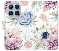 iSaprio flip pouzdro Succulents Pattern pro Xiaomi 17 - Phone Case