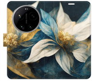 iSaprio flip pouzdro Gold Flowers pro Xiaomi 17 Ultra - Phone Case