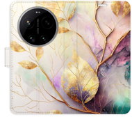 iSaprio flip pouzdro Gold Leaves 02 pro Xiaomi 17 Ultra - Phone Case