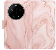 iSaprio flip pouzdro RoseGold Marble pro Xiaomi 17 Ultra - Phone Case
