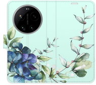 iSaprio flip pouzdro Blue Flowers pro Xiaomi 17 Ultra - Phone Case