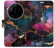 iSaprio flip pouzdro Dark Marble pro Xiaomi 17 Ultra - Phone Case