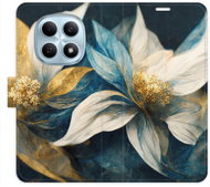 iSaprio flip pouzdro Gold Flowers pro Xiaomi Redmi Note 15 4 G / 15 5 G - Phone Case