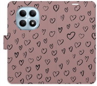 iSaprio flip pouzdro Heart Dark 02 pro Xiaomi Redmi Note 15 4 G / 15 5 G - Phone Case