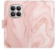 iSaprio flip pouzdro RoseGold Marble pro Xiaomi Redmi Note 15 Pro 5 G - Phone Case