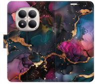 iSaprio flip pouzdro Dark Marble pro Xiaomi Redmi Note 15 Pro 5 G - Phone Case