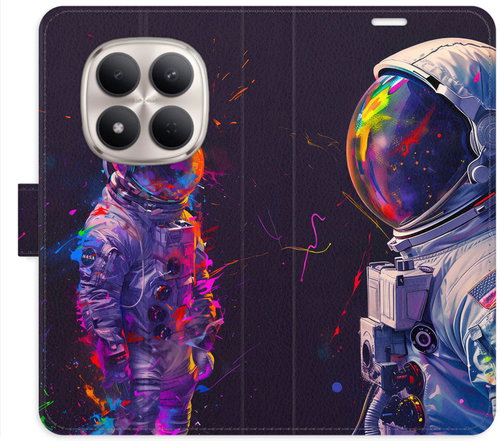 iSaprio Neon Astronaut 02 Flip Case for Xiaomi Redmi Note 15 Pro 5G - Phone Case - Main image
