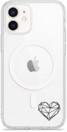 iSaprio Pure MagSafe pouzdro čiré - Digital Love II pro iPhone 12 / 12 Pro - Phone Case