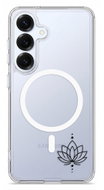 iSaprio Pure Magnetic pouzdro čiré - Lotos II pro Samsung Galaxy S25 - Phone Case