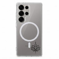 iSaprio Pure Magnetic pouzdro čiré - Lotos II pro Samsung Galaxy S25 Ultra - Phone Case
