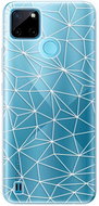 iSaprio Abstract Triangles 03 pro white pro Realme C21Y / C25Y - Phone Cover