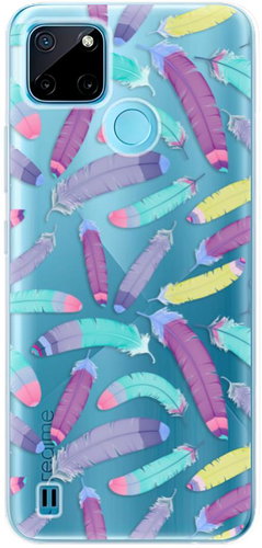 iSaprio Feather Pattern 01 pro Realme C21Y / C25Y - Phone Cover - Main image