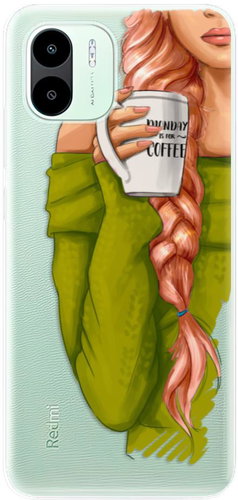 iSaprio My Coffe and Redhead Girl pro Xiaomi Redmi A1 / A2 - Phone Cover - Main image