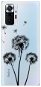 iSaprio Three Dandelions pre black pro Xiaomi Redmi Note 10 Pro - Kryt na mobil
