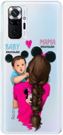 iSaprio Mama Mouse Brunette and Boy pro Xiaomi Redmi Note 10 Pro - Phone Cover