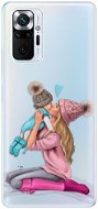 iSaprio Kissing Mom pro Blond and Boy pre Xiaomi Redmi Note 10 Pro - Kryt na mobil