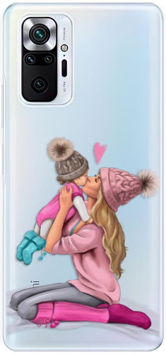 iSaprio Kissing Mom pro Blond and Girl pro Xiaomi Redmi Note 10 Pro - Phone Cover - Main image
