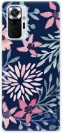 iSaprio Leaves on Blue pro Xiaomi Redmi Note 10 Pro - Phone Cover