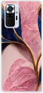 iSaprio Pink Blue Leaves na Xiaomi Redmi Note 10 Pro - Kryt na mobil