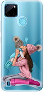 iSaprio Kissing Mom pro Brunette and Boy pro Realme C21Y / C25Y - Phone Cover