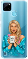 iSaprio Coffe Now pro Blond pro Realme C21Y / C25Y - Phone Cover