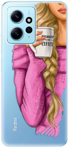 iSaprio My Coffe and Blond Girl pro Xiaomi Redmi Note 12 5G - Phone Cover - Main image