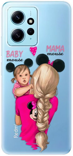 iSaprio Mama Mouse Blond and Girl pro Xiaomi Redmi Note 12 5G - Phone Cover - Main image